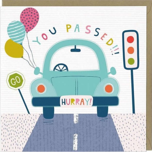 Greeting Card Passed  Your Driving Test 